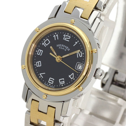 HERMES Clipper Watches CL4.220 Stainless Steel/SSxGP Ladies