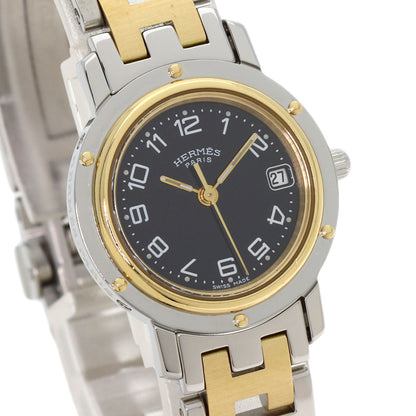 HERMES Clipper Watches CL4.220 Stainless Steel/SSxGP Ladies