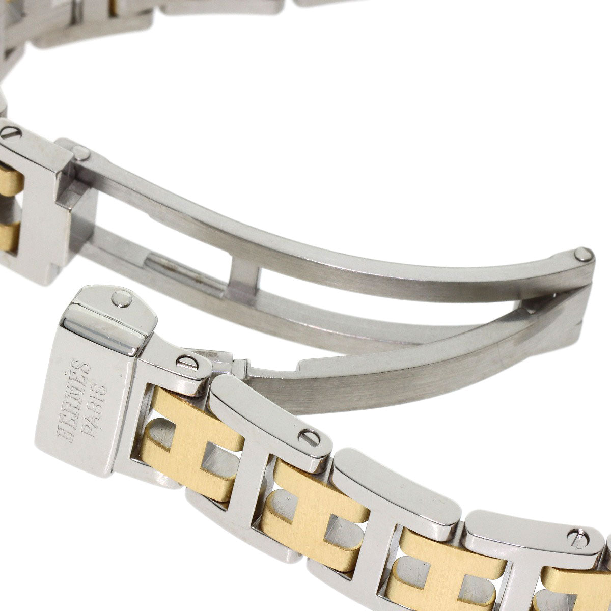 HERMES Clipper Watches CL4.220 Stainless Steel/SSxGP Ladies
