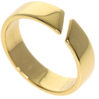 HERMES open Ring K18 Yellow Gold Ladies [Used]