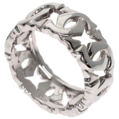 CARTIER Entrelaces #52 Ring K18 White Gold Ladies [Used]