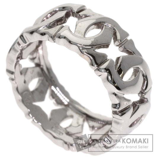 CARTIER Entrelaces #52 Ring K18 White Gold Ladies [Used]
