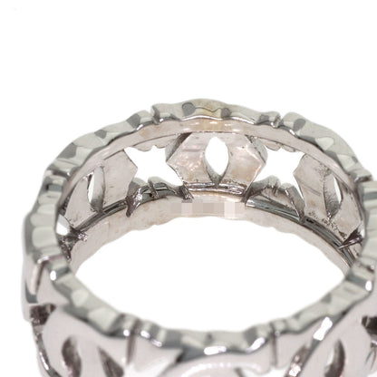 CARTIER Entrelaces #52 Ring K18 White Gold Ladies [Used]