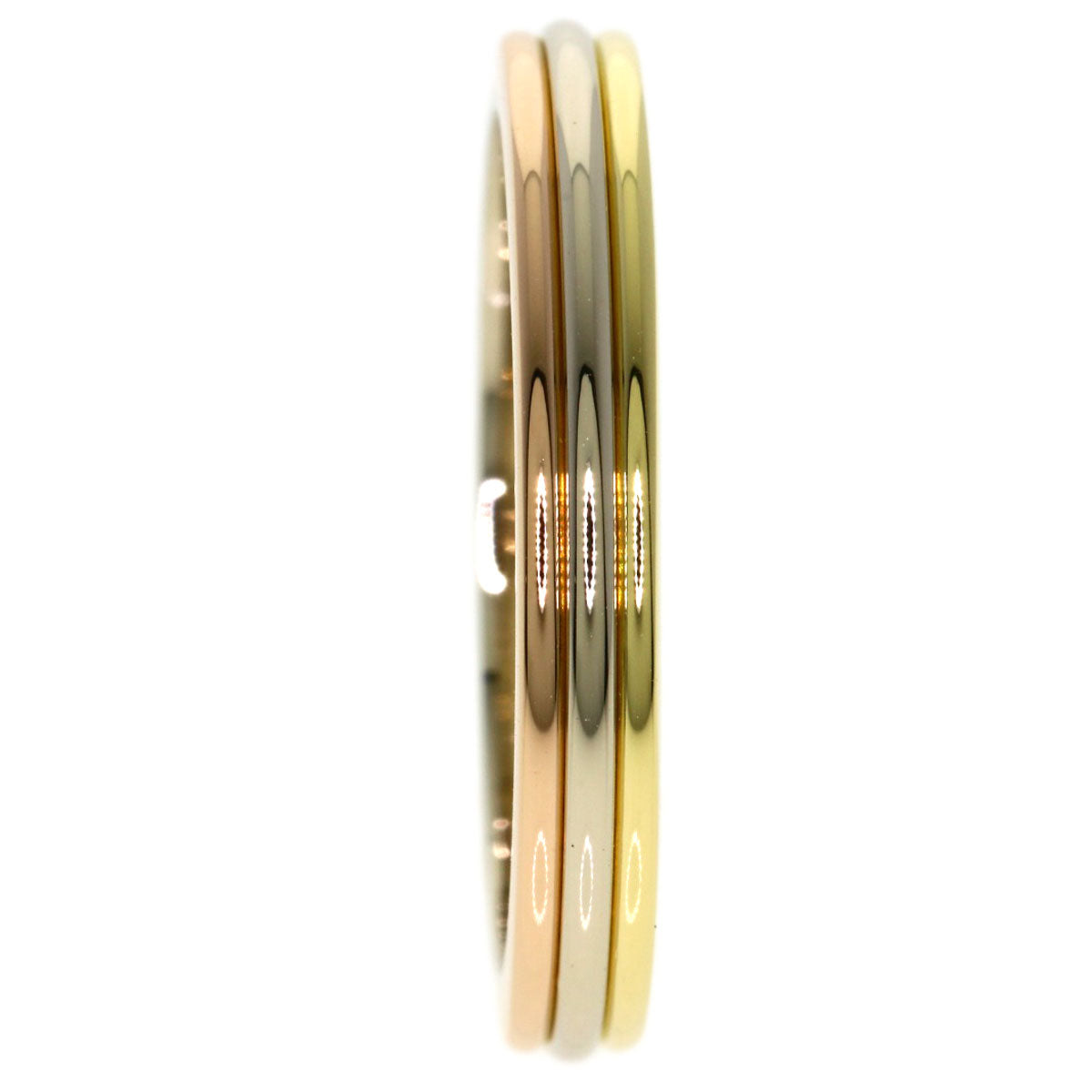 CARTIER Three colors # 54 Ring K18 Yellow Gold 18K Pink GoldLadies [Used]