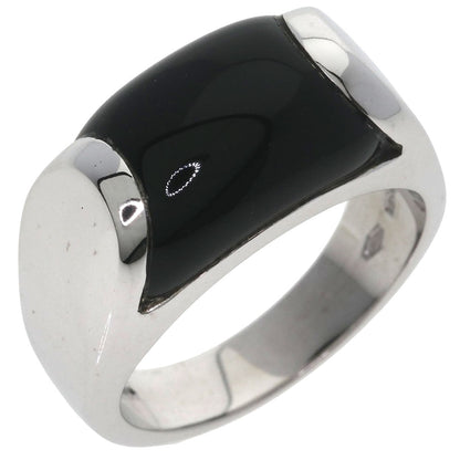 BVLGARI Tronchetto Onyx Ring K18 White Gold Ladies [Used]