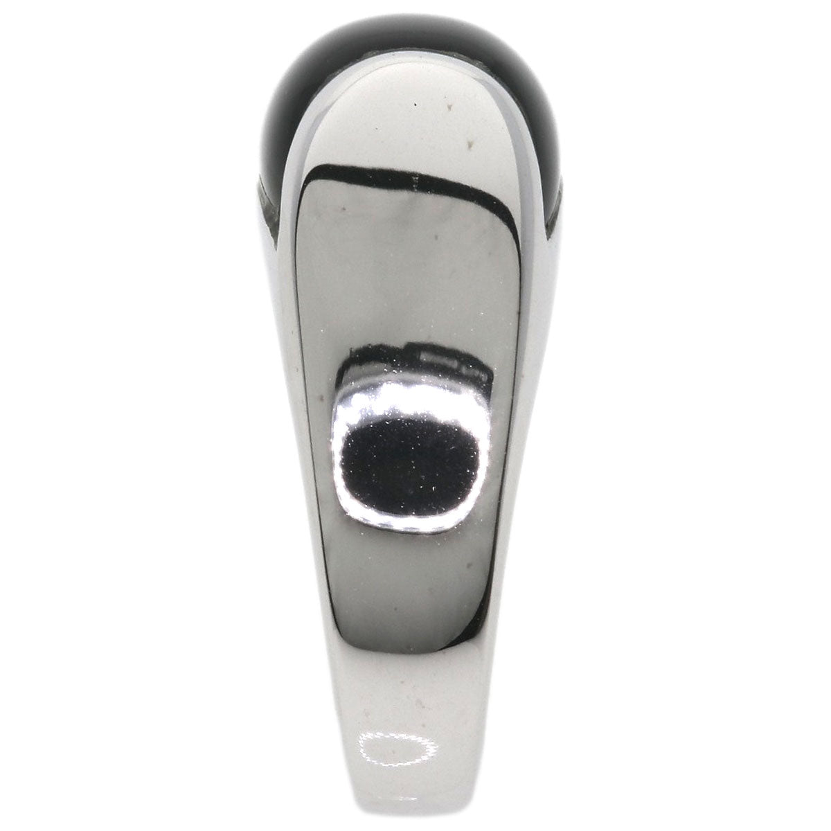 BVLGARI Tronchetto Onyx Ring K18 White Gold Ladies [Used]