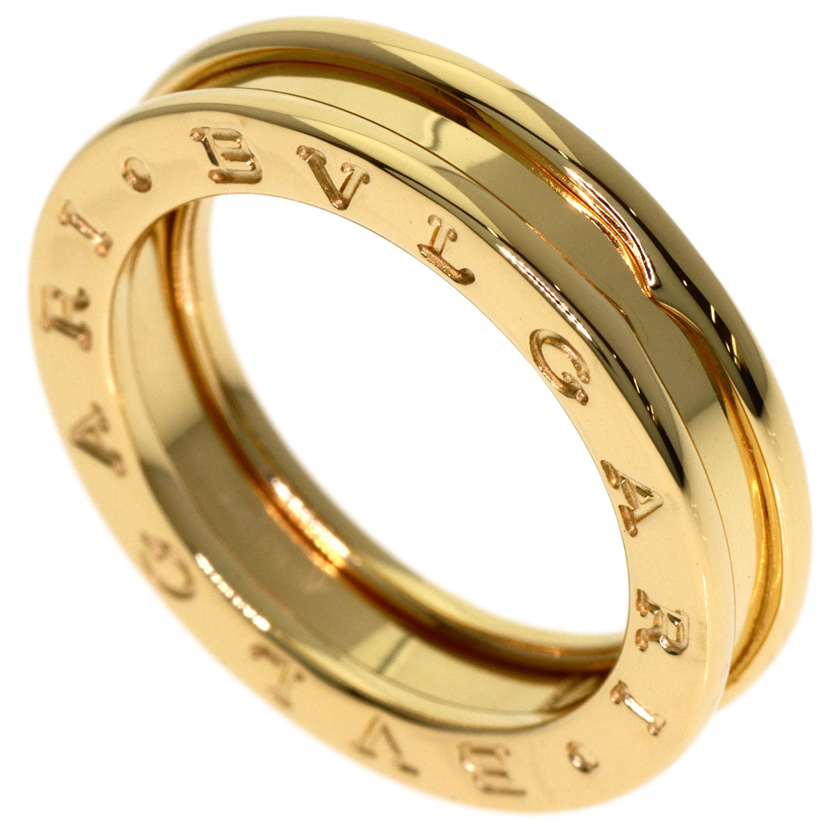 BVLGARI B.zero1 1 band #51 Ring K18 Yellow Gold Ladies [Used]