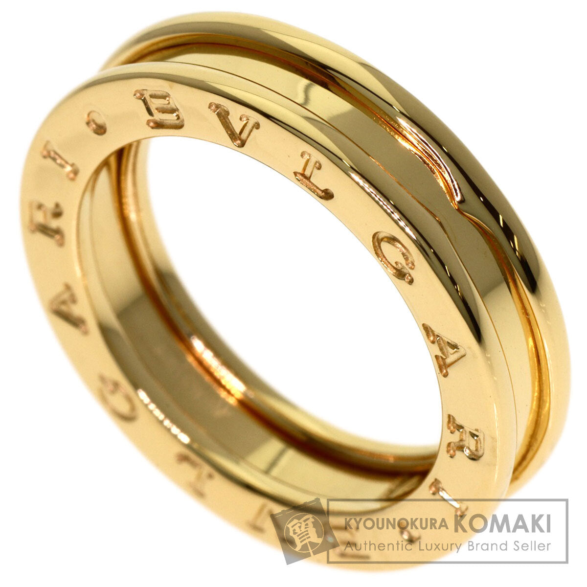 BVLGARI B.zero1 1 band #51 Ring K18 Yellow Gold Ladies [Used]