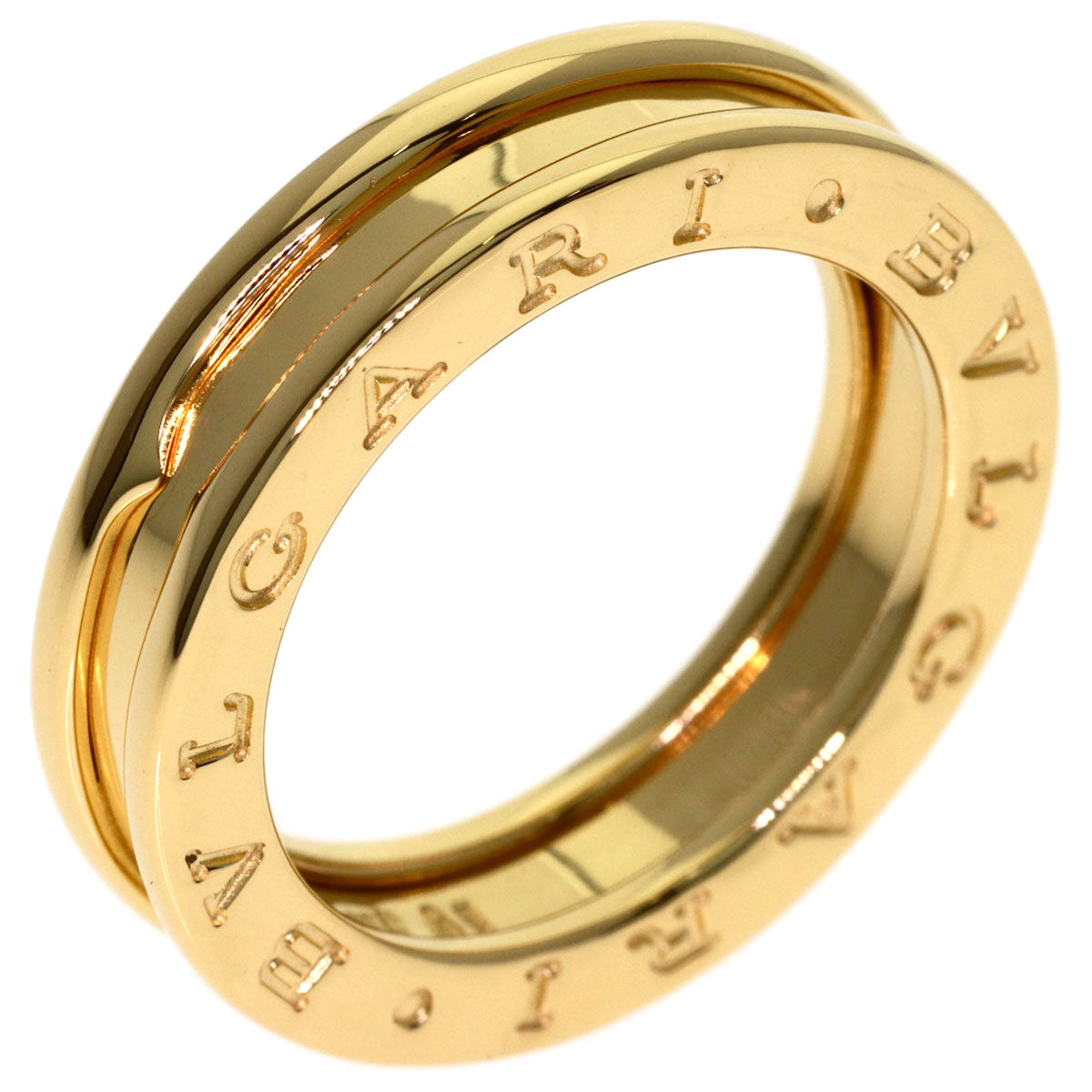 BVLGARI B.zero1 1 band #51 Ring K18 Yellow Gold Ladies [Used]