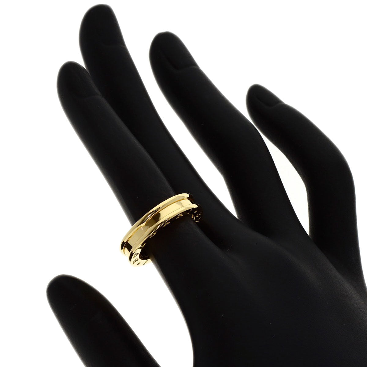 BVLGARI B.zero1 1 band #51 Ring K18 Yellow Gold Ladies [Used]