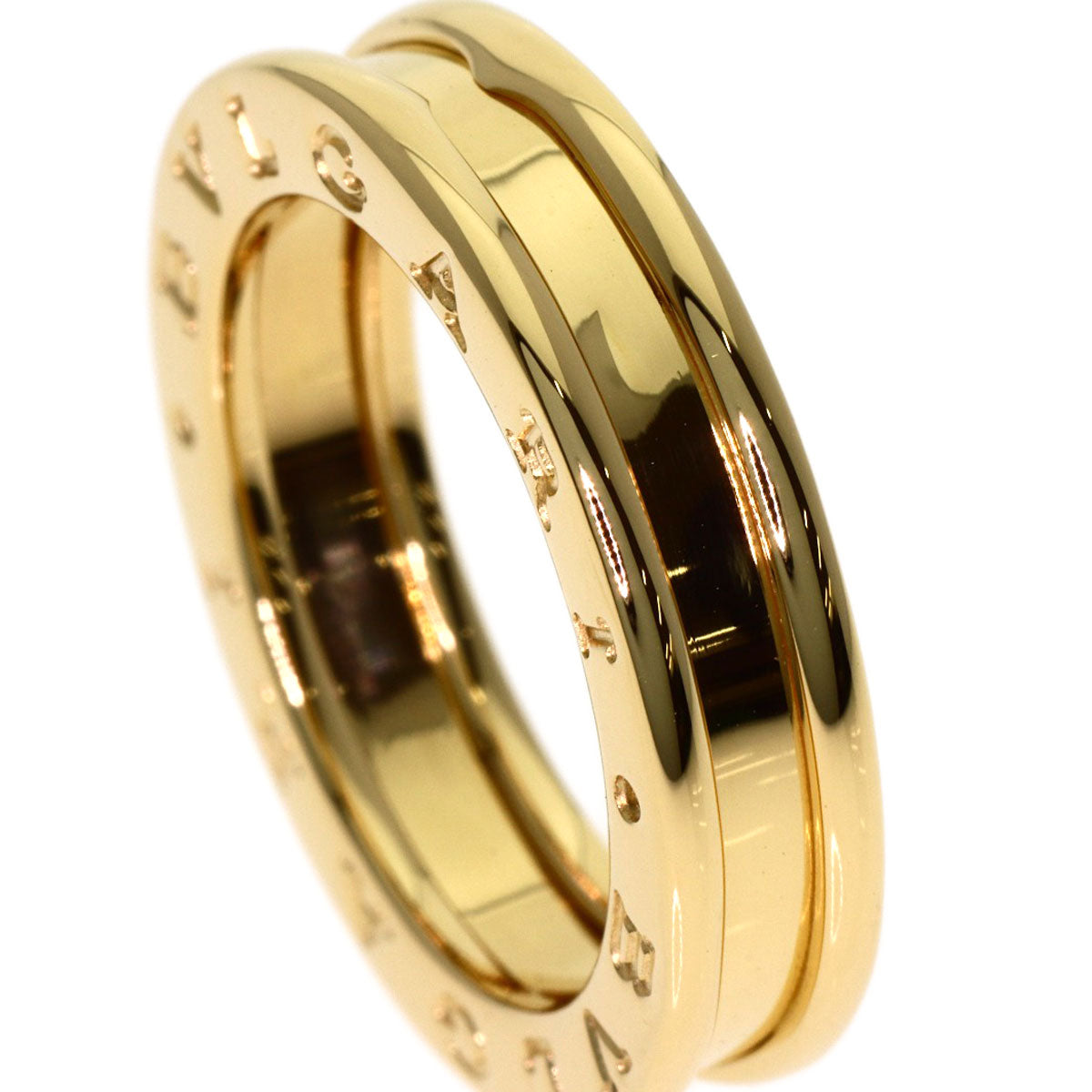 BVLGARI B.zero1 1 band #51 Ring K18 Yellow Gold Ladies [Used]