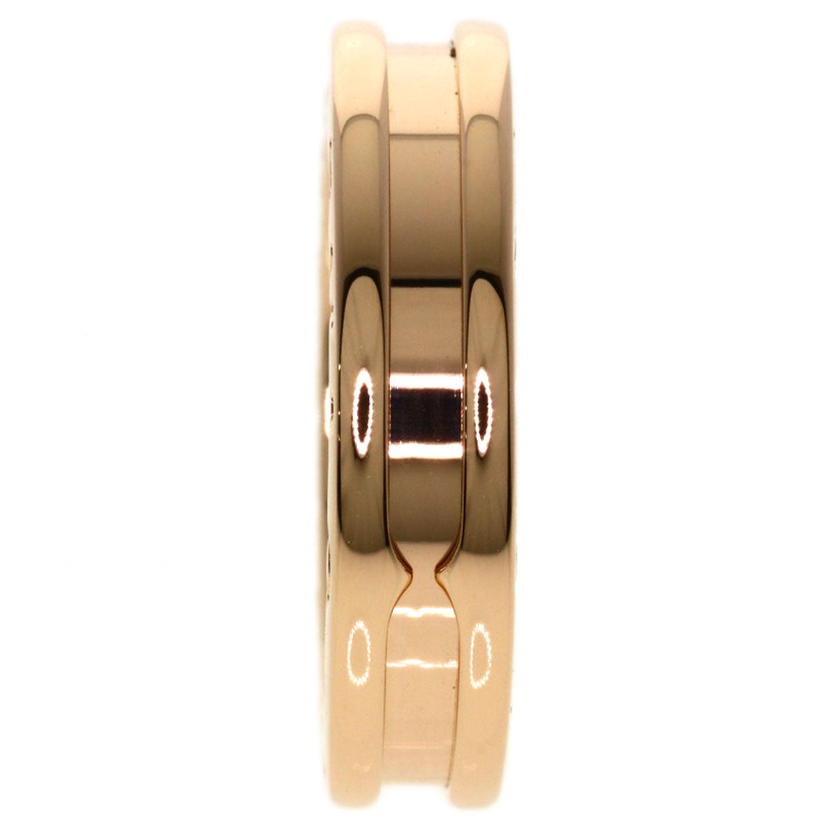 BVLGARI B.zero1 1 Band #47 Ring K18 Pink Gold Ladies [Used]