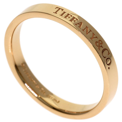 TIFFANY&Co. Flat band Ring K18 Pink Gold Ladies [Used]