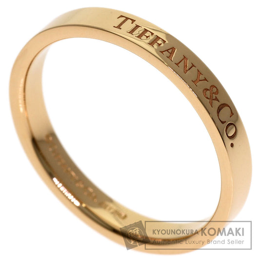 TIFFANY&Co. Flat band Ring K18 Pink Gold Ladies [Used]