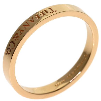 TIFFANY&Co. Flat band Ring K18 Pink Gold Ladies [Used]
