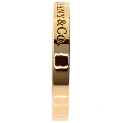 TIFFANY&Co. Flat band Ring K18 Pink Gold Ladies [Used]