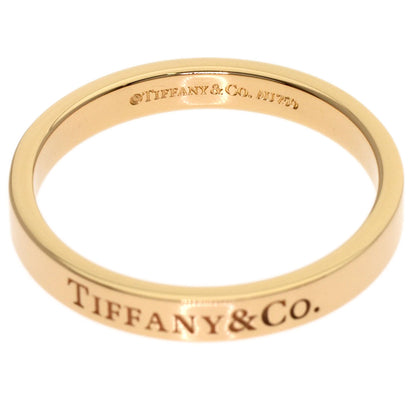 TIFFANY&Co. Flat band Ring K18 Pink Gold Ladies [Used]
