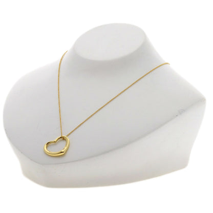 TIFFANY&Co. Open heart Necklace K18 Yellow Gold Ladies [Used]