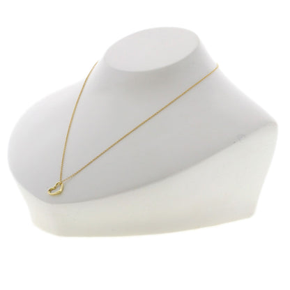 TIFFANY&Co. Open heart Necklace K18 Yellow Gold Ladies [Used]