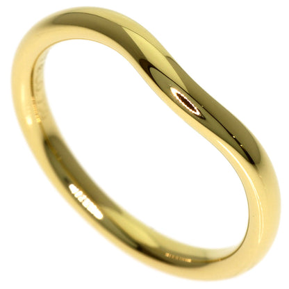 TIFFANY&Co. Curved band Ring K18 Yellow Gold Ladies [Used]