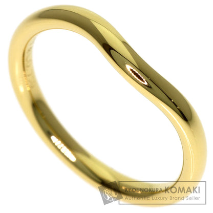 TIFFANY&Co. Curved band Ring K18 Yellow Gold Ladies [Used]