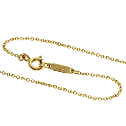TIFFANY&Co. Cross-stitch Necklace K18 Yellow Gold Ladies [Used]