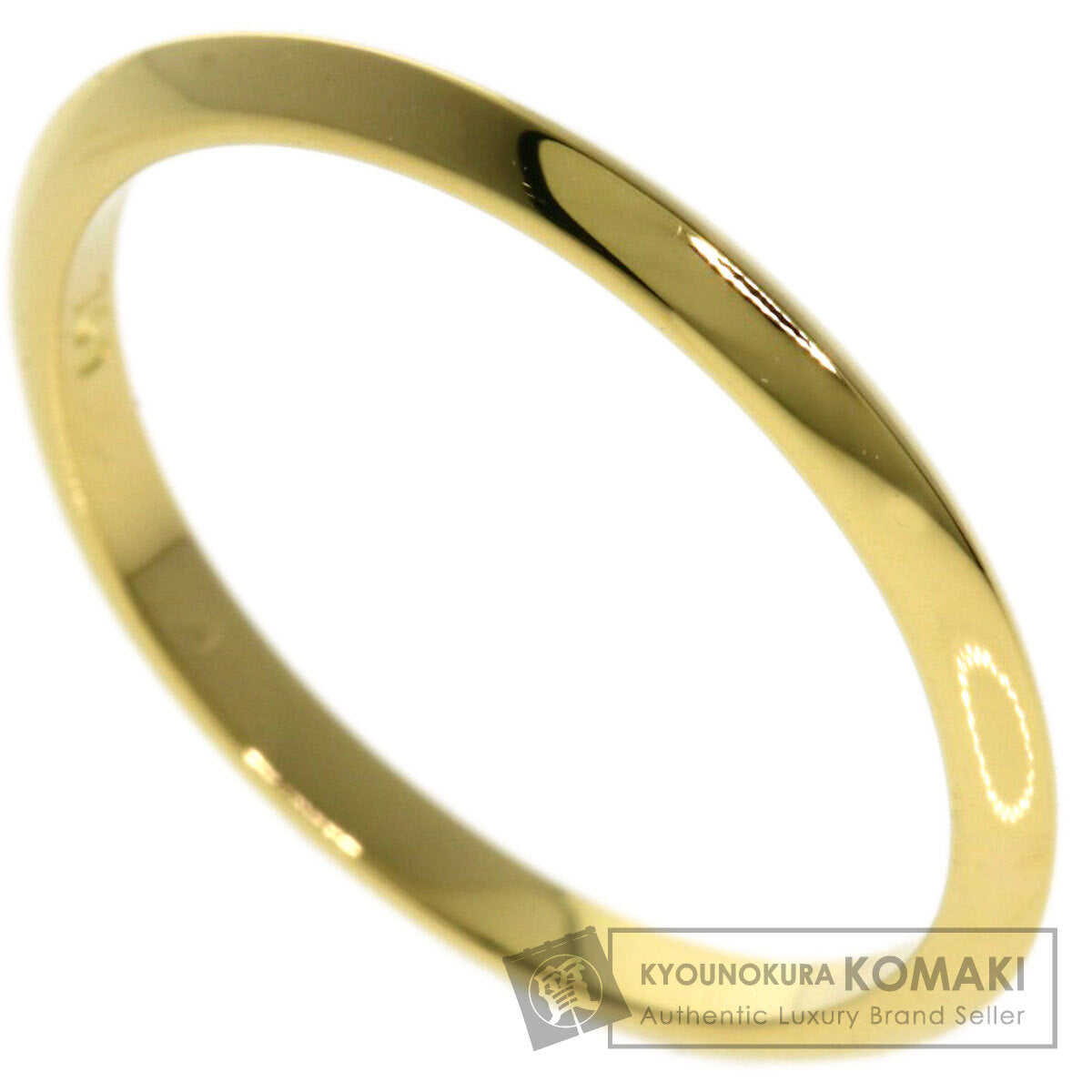 TIFFANY&Co. Knife edge Ring K18 Yellow Gold Ladies [Used]