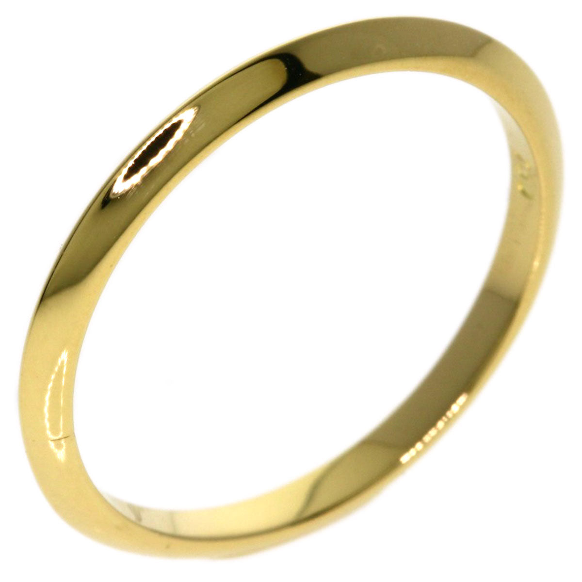 TIFFANY&Co. Knife edge Ring K18 Yellow Gold Ladies [Used]