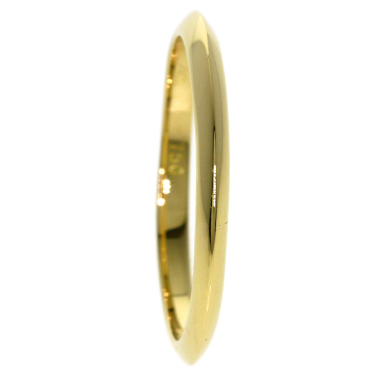 TIFFANY&Co. Knife edge Ring K18 Yellow Gold Ladies [Used]