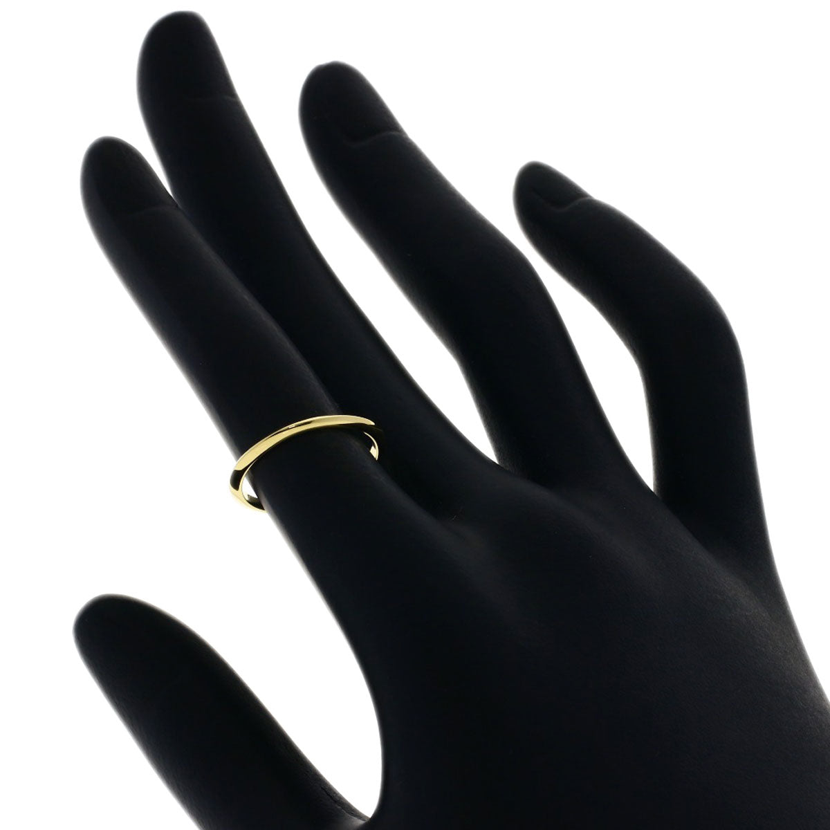 TIFFANY&Co. Knife edge Ring K18 Yellow Gold Ladies [Used]