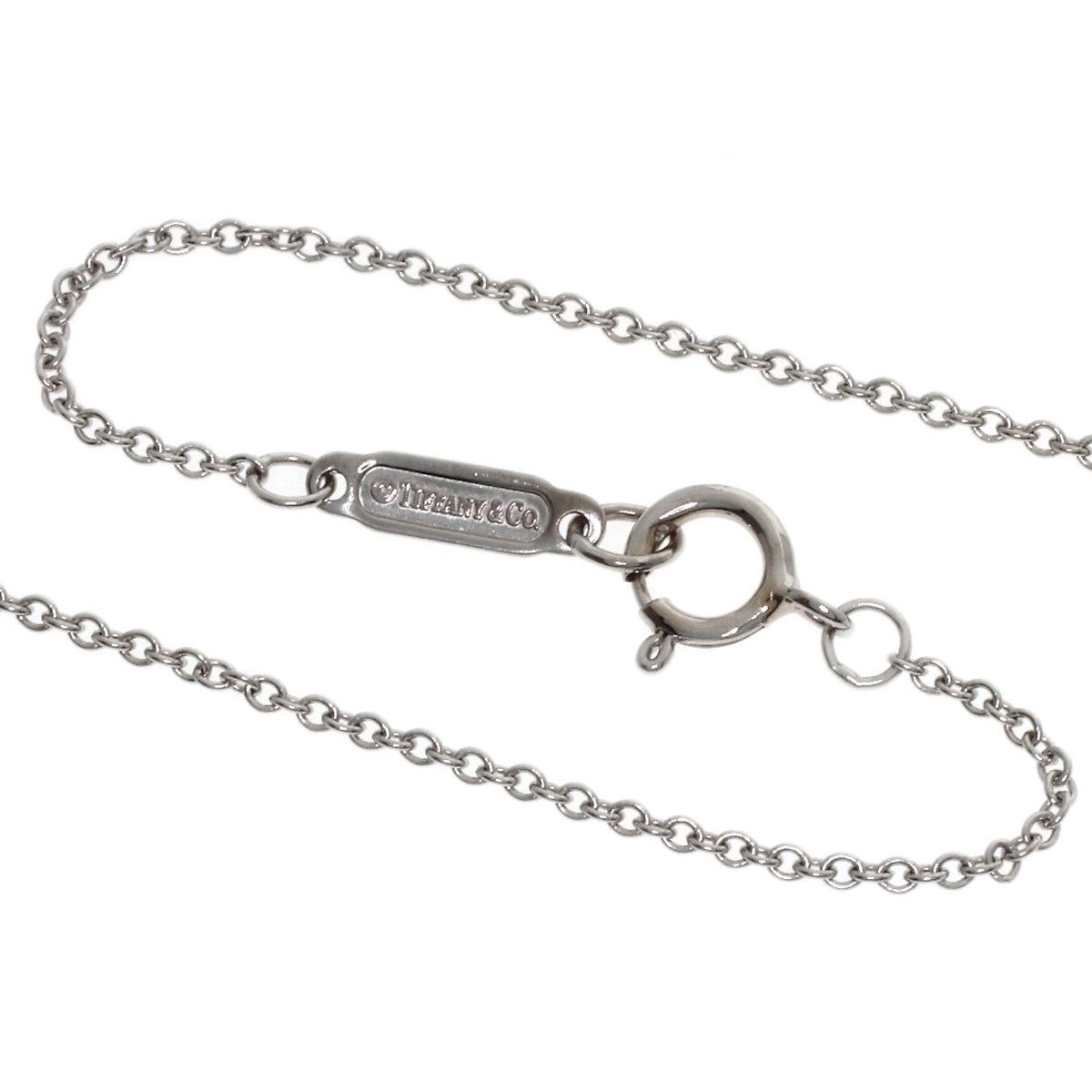 TIFFANY&Co. Sentimental Heart Rock Diamond Necklace K18 White Gold Ladies [Used]
