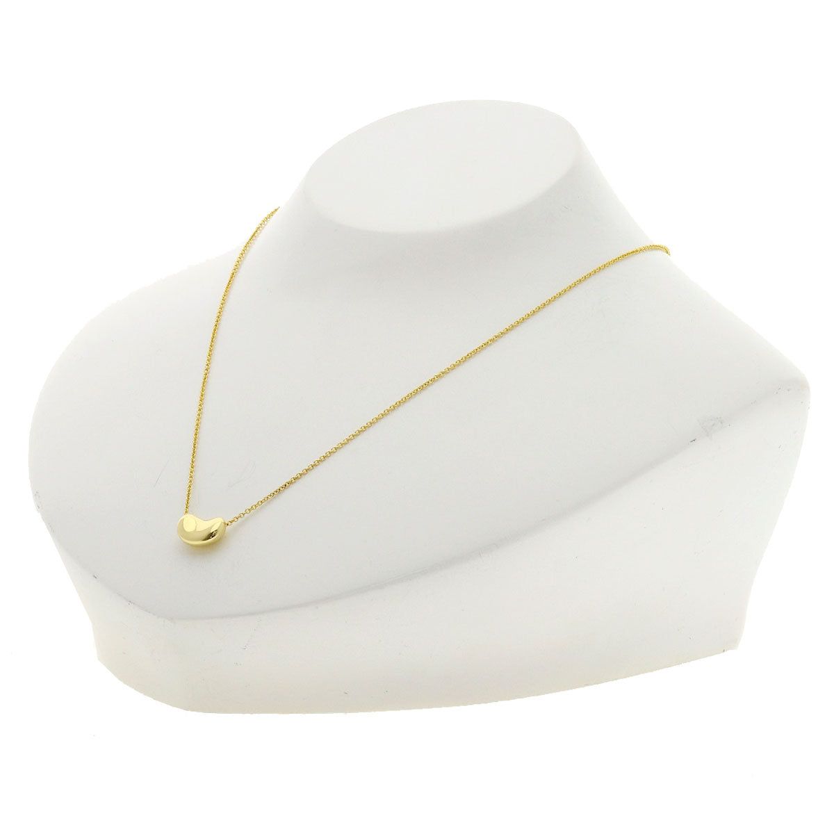 TIFFANY&Co. Bean Necklace K18 Yellow Gold Ladies [Used]