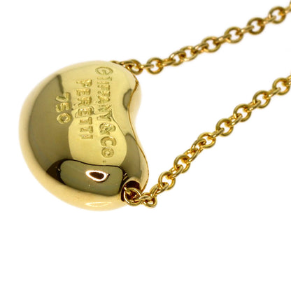 TIFFANY&Co. Bean Necklace K18 Yellow Gold Ladies [Used]