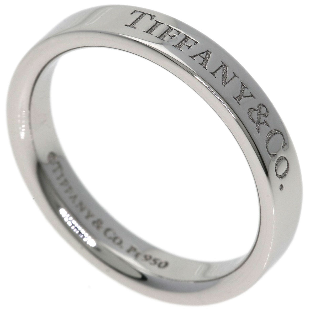 TIFFANY&Co. Flat band Ring Platinum PT950 Ladies [Used]