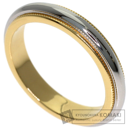 TIFFANY&Co. Milgrain Ring K18 Yellow Gold PT950Ladies [Used]