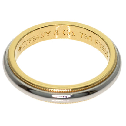 TIFFANY&Co. Milgrain Ring K18 Yellow Gold PT950Ladies [Used]