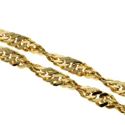 screw Necklace K18 Yellow Gold 19.6g　mens