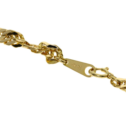 screw Necklace K18 Yellow Gold 19.6g　mens