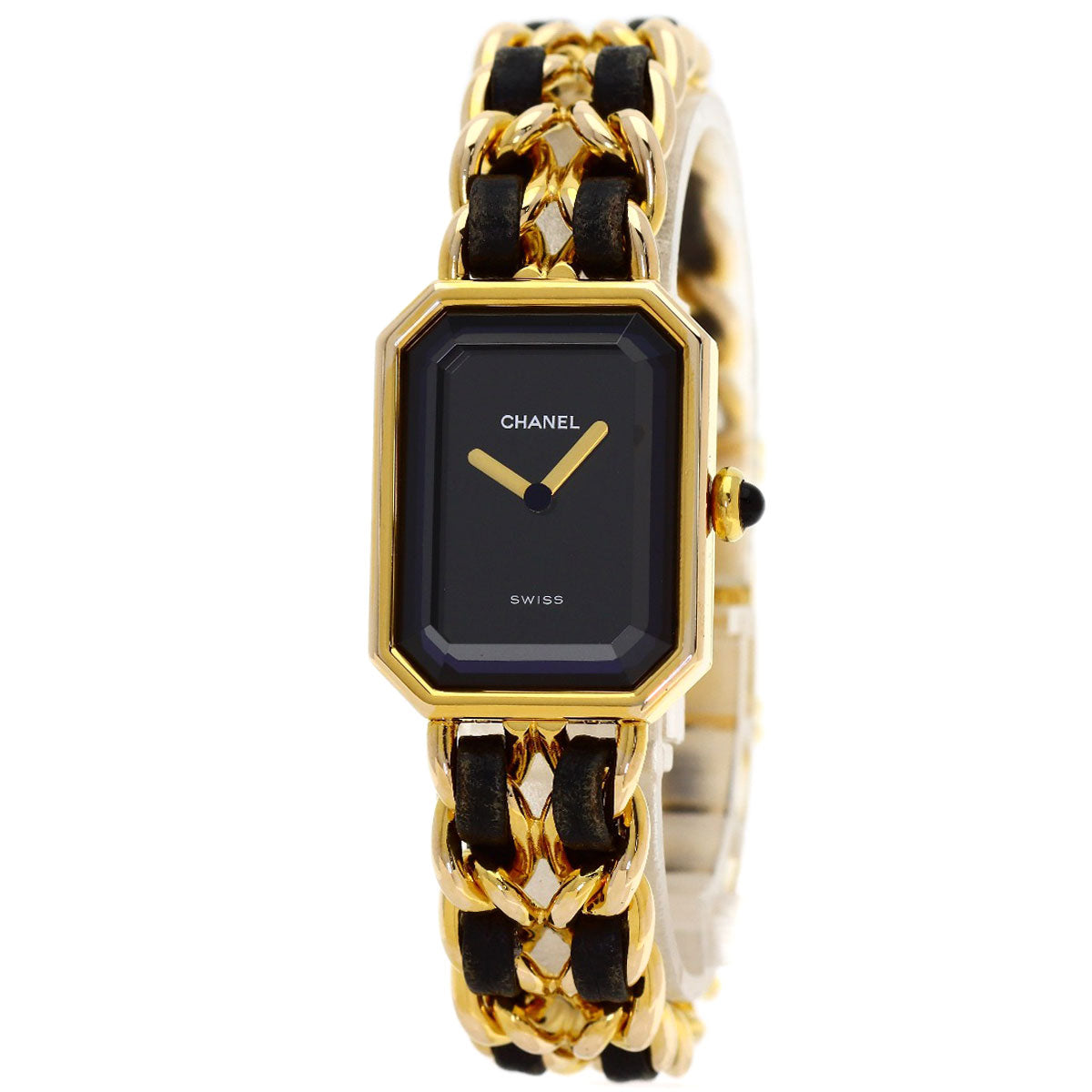 CHANEL Premiere Watches H0001 Gold Plated/GPxLeather Ladies