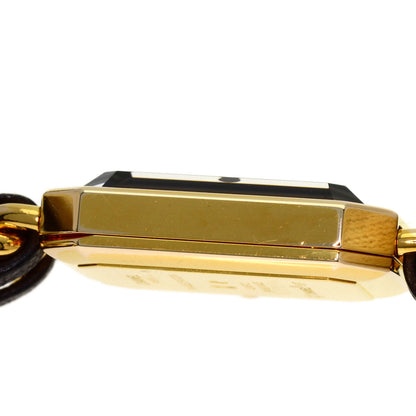 CHANEL Premiere Watches H0001 Gold Plated/GPxLeather Ladies