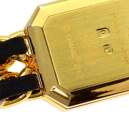 CHANEL Premiere Watches H0001 Gold Plated/GPxLeather Ladies