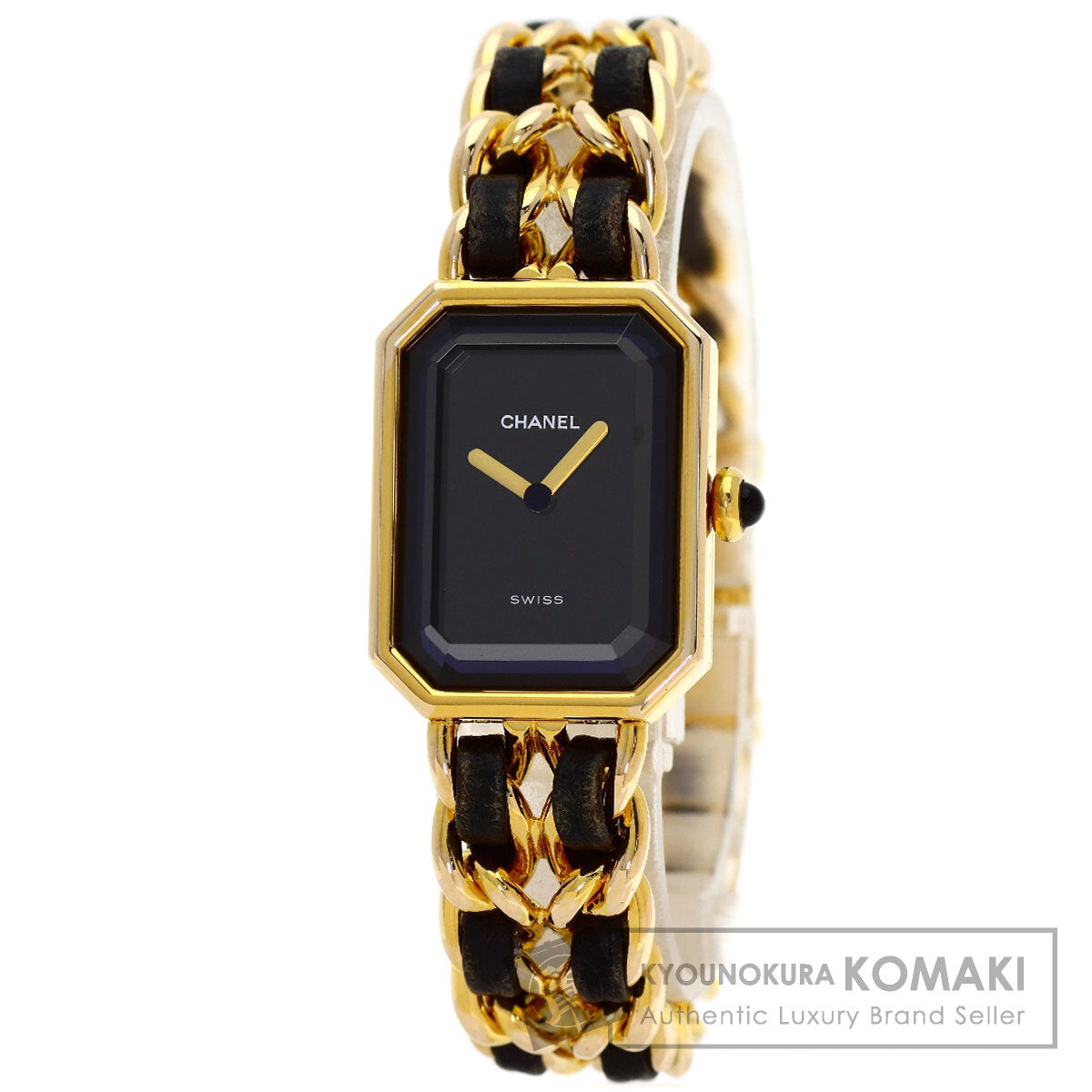 CHANEL Premiere Watches H0001 Gold Plated/GPxLeather Ladies