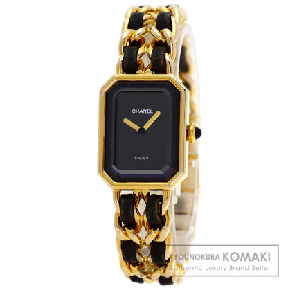 CHANEL Premiere Watches H0001 Gold Plated/GPxLeather Ladies