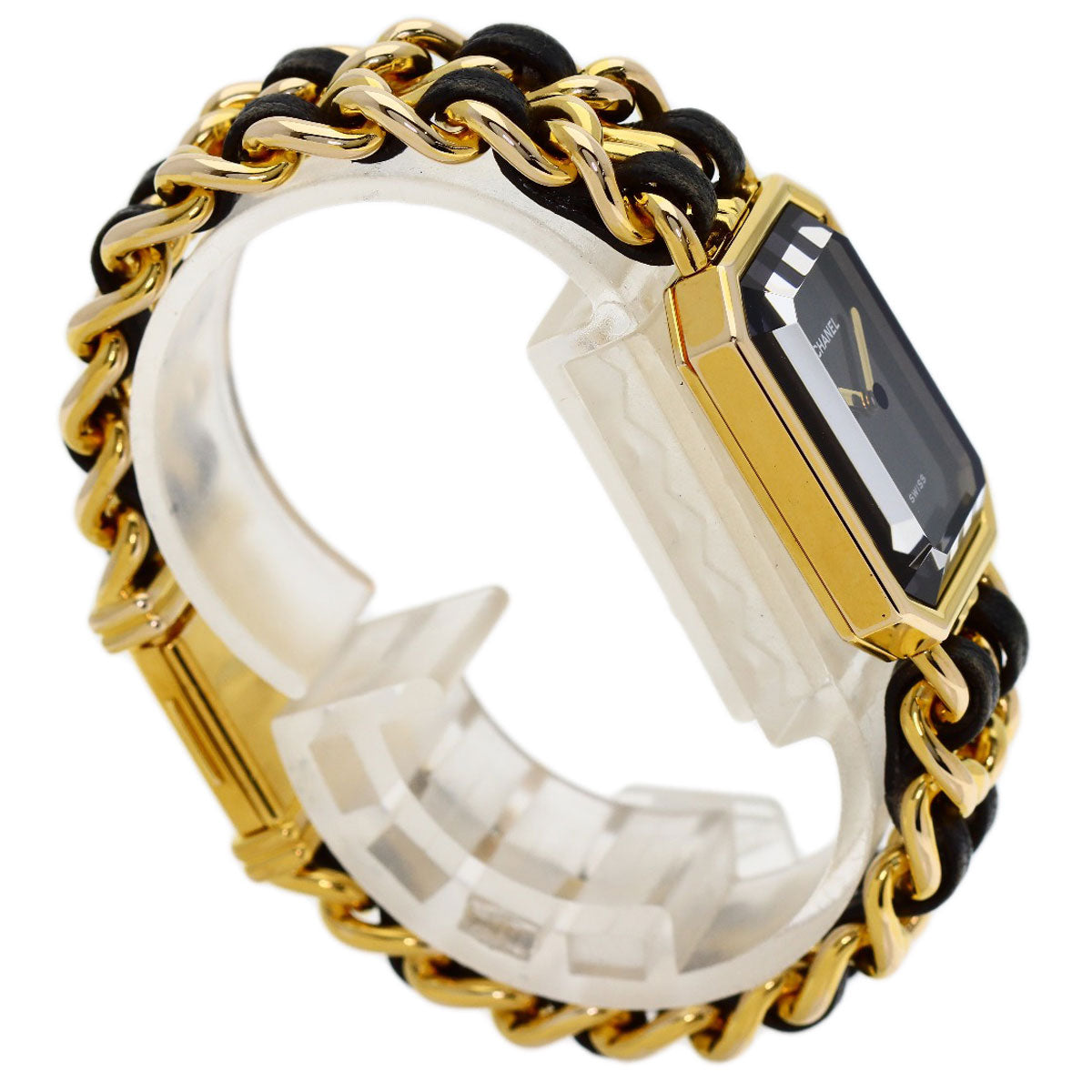 CHANEL Premiere Watches H0001 Gold Plated/GPxLeather Ladies