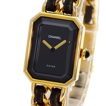 CHANEL Premiere Watches H0001 Gold Plated/GPxLeather Ladies