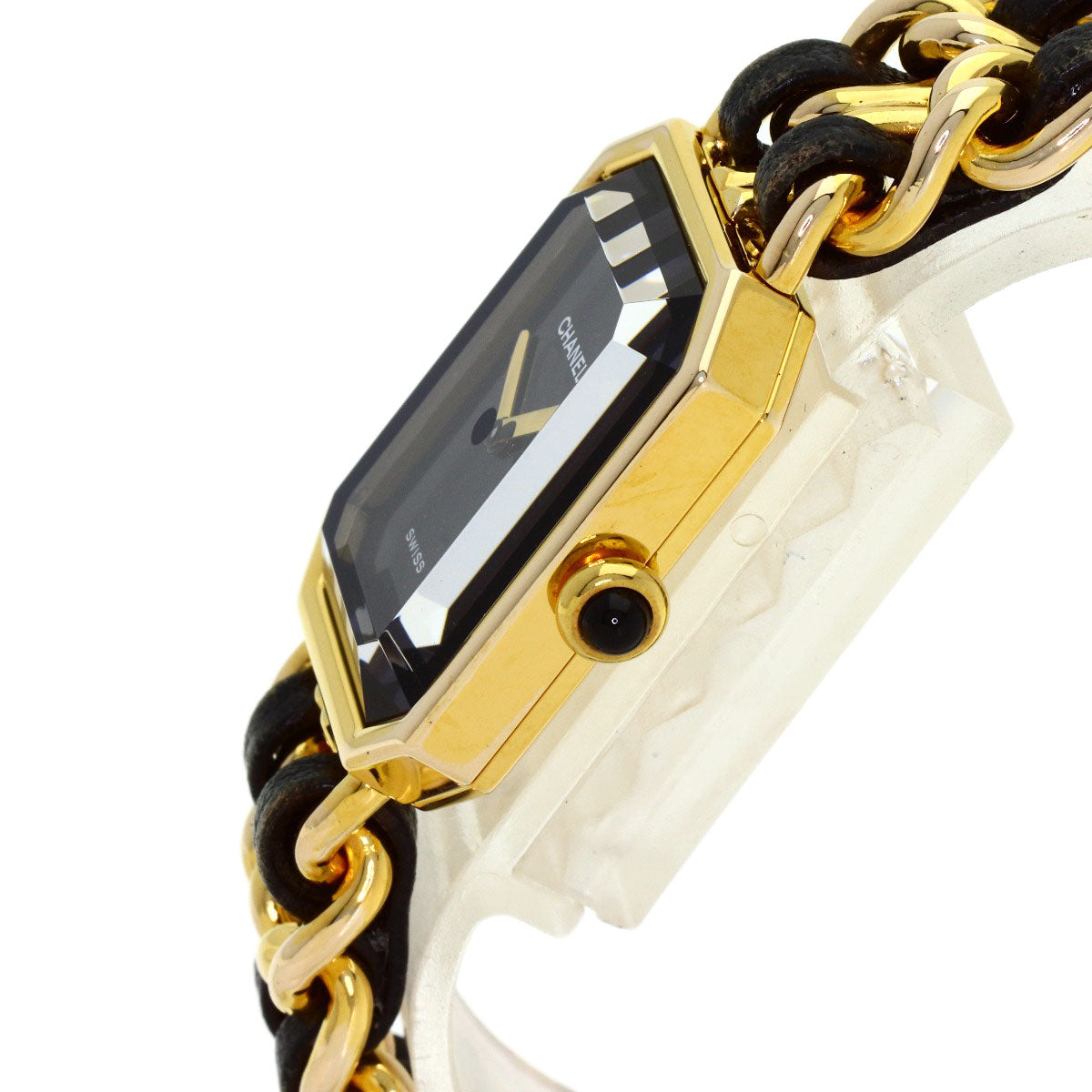 CHANEL Premiere Watches H0001 Gold Plated/GPxLeather Ladies