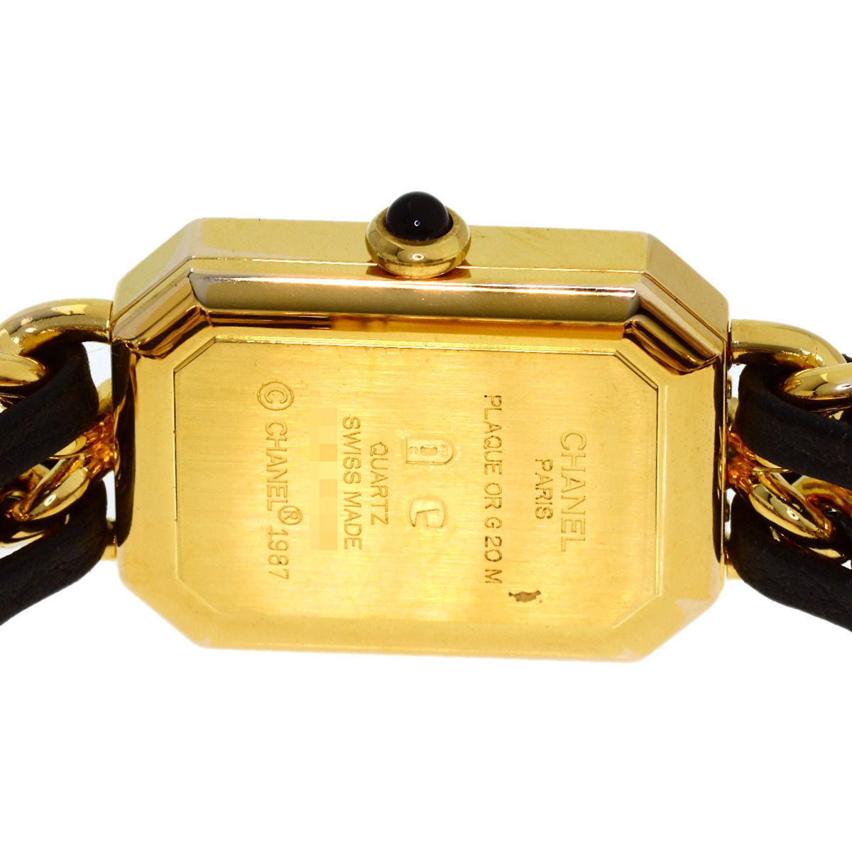 CHANEL Premiere Watches H0001 Gold Plated/GPxLeather Ladies