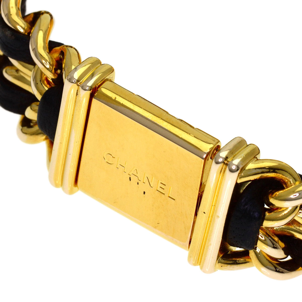 CHANEL Premiere Watches H0001 Gold Plated/GPxLeather Ladies
