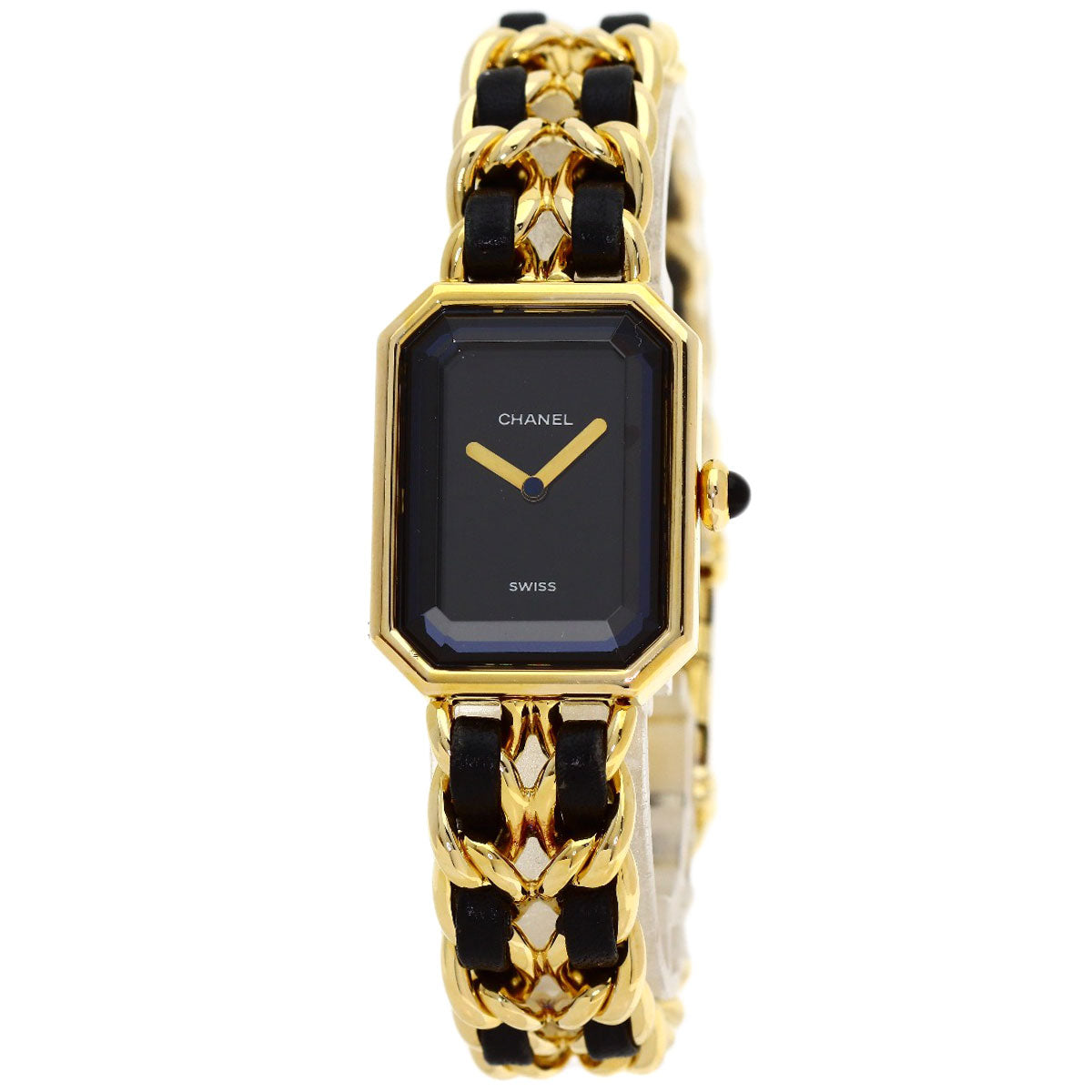 CHANEL Premiere Watches H0001 Gold Plated/GPxLeather mens