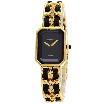 CHANEL Premiere Watches H0001 Gold Plated/GPxLeather mens